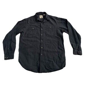 Red Head Brand Co. Men’s Size Large Flannel Gray Long Sleeve Button Up LT